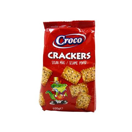 Croco Sesame & Poppy Seeds Crackers , 100G