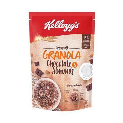 Kelloggs Crunchy Chocolate Almonds Granola 450G Pouch