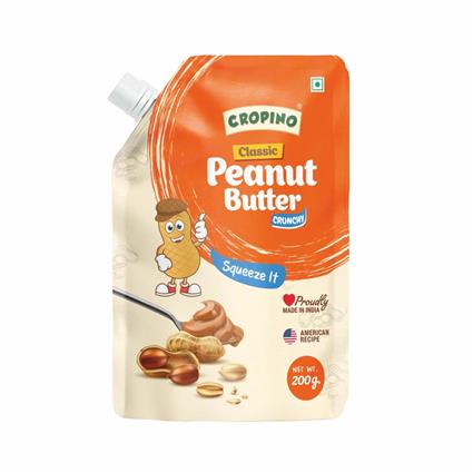 Cropino Calssic Peanut Butter Crunchy 200G Jar