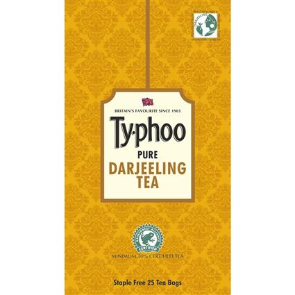 Typhoo Darjeeling Black Tea, 25 Tea Bags