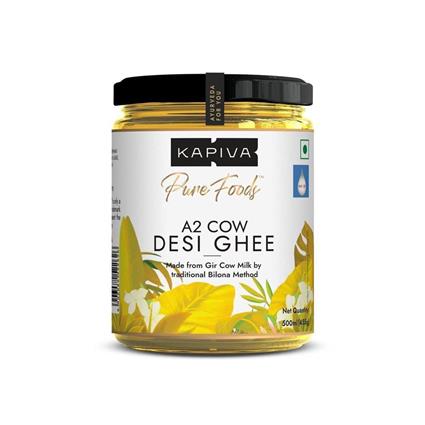 Kapiva A2 Cow Desi Ghee 500Ml Bottle