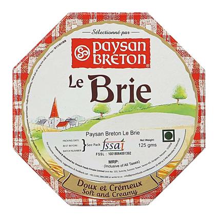 Paysan Breton Le Brie Cheese Soft Creamy 125G