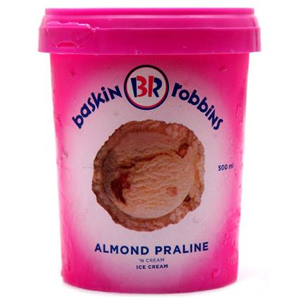 BASKIN ROBBINS ALMOND PRALINE 500 ML