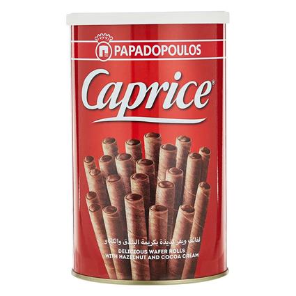 Papadopoulos Caprice Wafer Rolls Hazelnut And Cocoa Cream Classic 250G