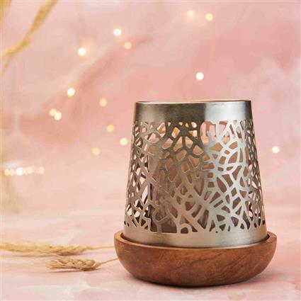 Rustic Radiance Candle Holder