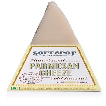 Soft Spot Plant Based Vegan Parmesan Cheese, 200G Pack