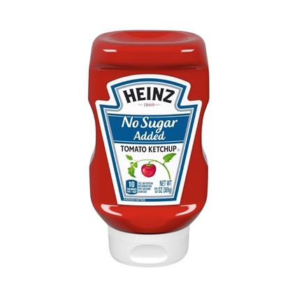 Heinz No Added Sugar Tomato Ketchup 369G Bottle