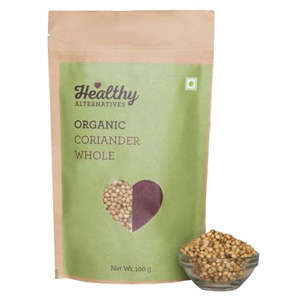 Healthy Alternatives Coriander Whole, 100G Pouch