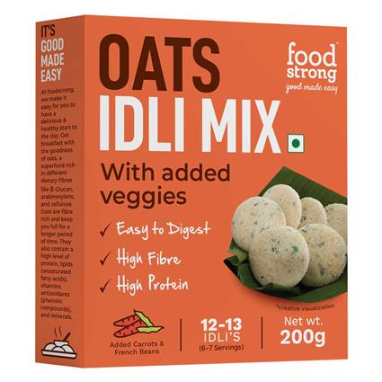 Foodstrong Oats Idli Mix 200 G