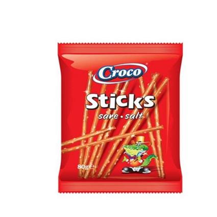Croco Sticks Salted Crackers 80G Pouch