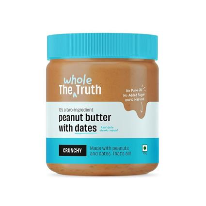 The Whole Truth Crunchy Sweetened Peanut Butter 325G Jar