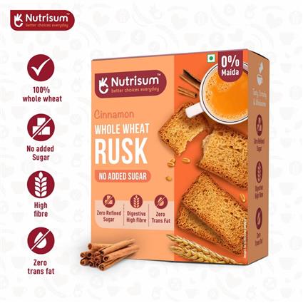 Nutrisum Cinnamon Rusk 180 Gm