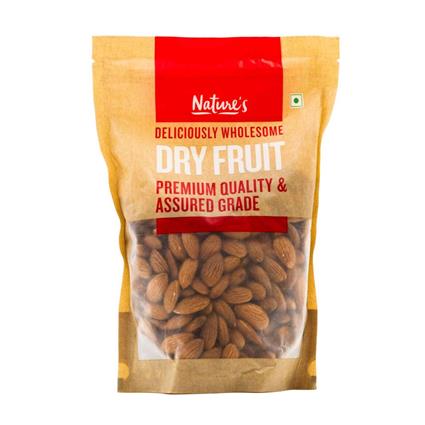 Natures American Almond 500G Pouch