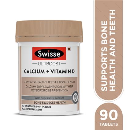 Swisse Ultiboost Vitamin D3 Supplement For Immunity Bones & Muscle Health - 90 Tablets