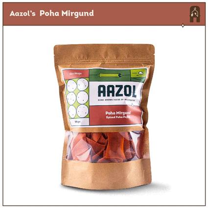 Aazol Poha Mirgund Spiced Poha Papad 175 Gm