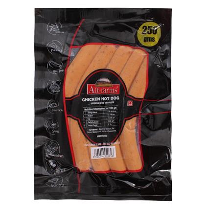 Alf Farms Chicken Hot Dog Sausages 250 G