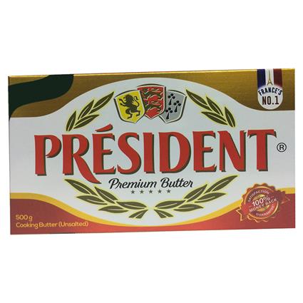 President Unsalted Butter 500G Packet