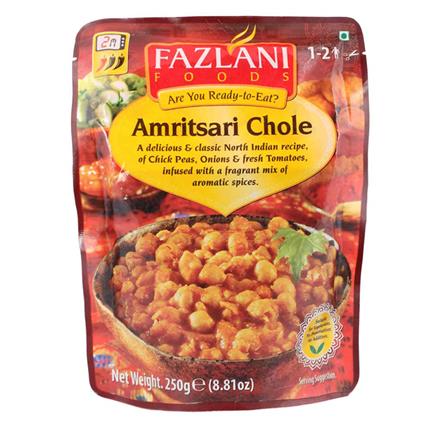 Fazlani Foods Ready To Eat Amritsari Chole, 250G Pouch