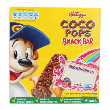 KELLOGGS COCO POPS MILK 6X20G