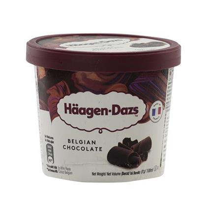 Haagen Dazs Belgian Chocolate Ice Cream 100Ml Tub