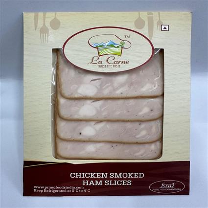 La Carne Chicken Smoked Ham Slices 150 Gm