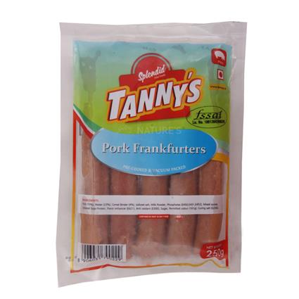 TANNYS PORK FRANKFURTERS 250g