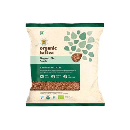 Organic Tattva Flax Seed 100G Bag