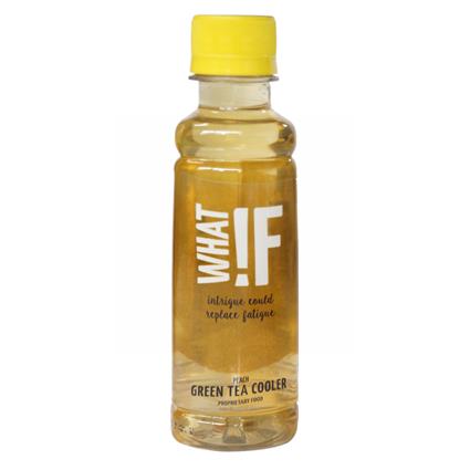 What If Peach Green Tea Coolers, 200Ml Bottle