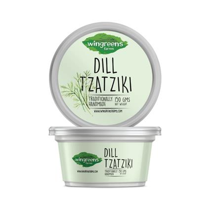 Wingreens Farms Dill Tzatziki Dip & Spread - Yoghurt Based, 150 G