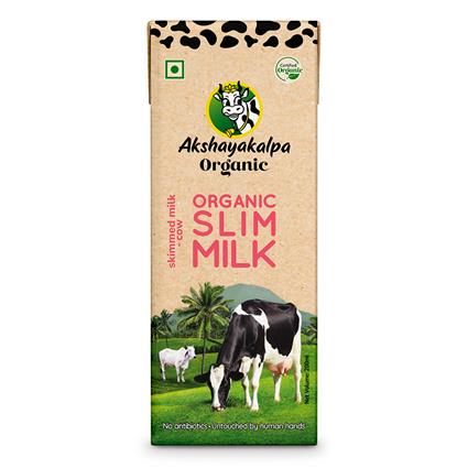 Akshayakalpa Organic - Organic Slim Milk UHT - 200Ml