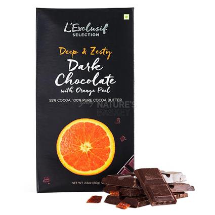 Lexclusif Orange Dark Chocolate 80G Pouch