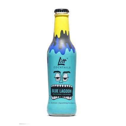 Litt Cocktails Blue Lagoon Lemonade 250Ml Bottle