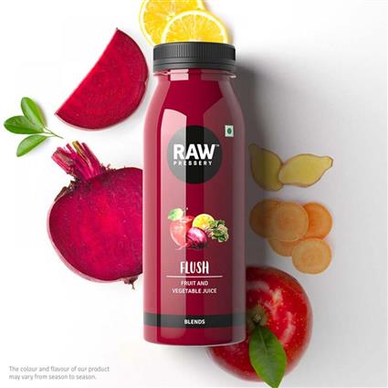 Raw Pressery Cold Extracted Flush Juice, 250Ml Bottle