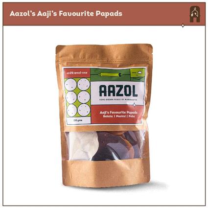 Aazol Aaji's Favourite Papads Batata Nachni Poha 100 Gm