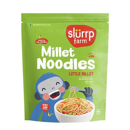Slurrp Farm Little Millet Noodles 192G Pouch