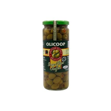 Olicoop Green Stuffed Olive 450G