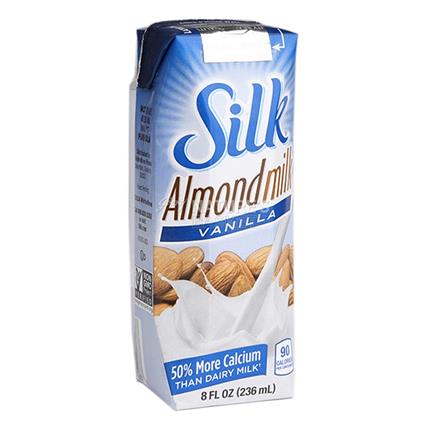 Silk almond milk vanilla 236ml