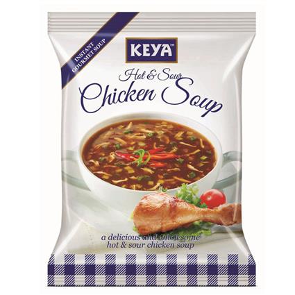 Keya Instant Vegetable Hot & Sour Instant Soup 44G
