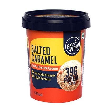Get -A-Whey Ice Cream - Salted Caramel Tub 520Ml