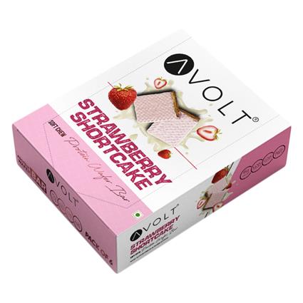 Avolt Protein Wafer Bar Strawberry Shortcake 50G X Pack Of 6