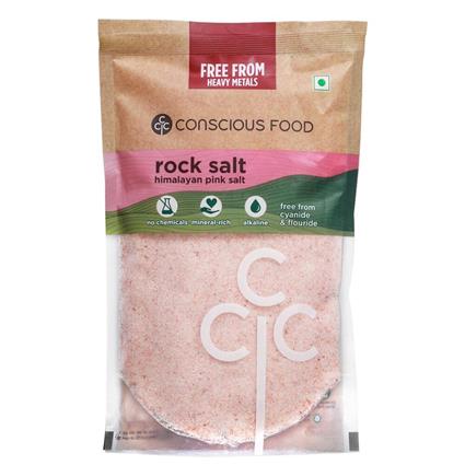Conscious Food Rock Salt 500G Pouch