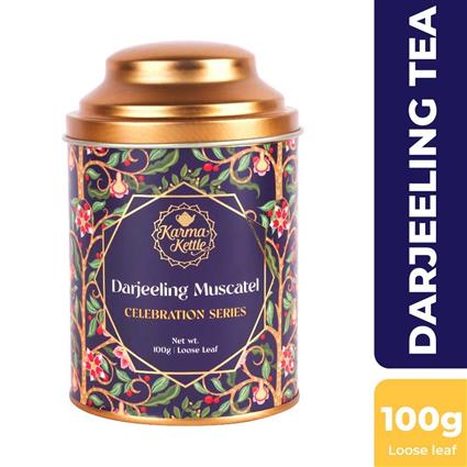 Karma Kettle Darjeeling Muscatel Loose Tea, 100G Tin