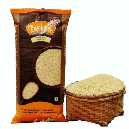 Truefarm Organic White Basmati Rice 750G Bag