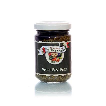 Montanini Vegan Basil Pesto Sauce 140G Jar