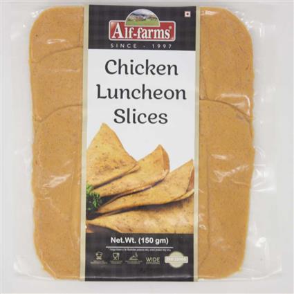 Alf-Farms Chicken Premium Luncheon Slices 150G Pouch