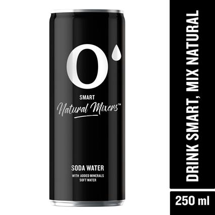 O Smart Natural Mixer Soda Water 250Ml Can