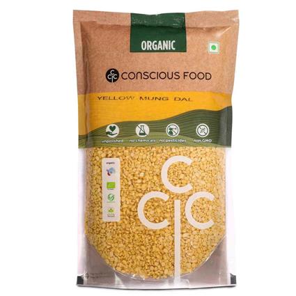 Conscious Food Mung Dal 500G Pouch