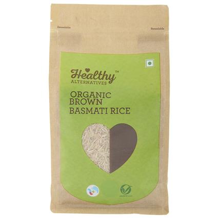 Healthy Alternatives Organic Brown Basmati Rice 1Kg Pouch