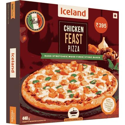 ICELAND CHICKEN FEAST PIZZA 440GM