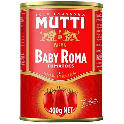 Mutti Baby Roma Tomatoes Tin 400G